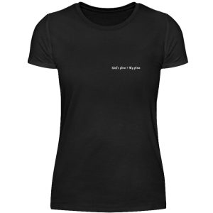 God-s plan is larger than my plan - Women Basic Shirt-16