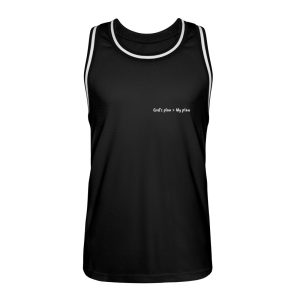 God-s plan is larger than my plan - Unisex Basketball Jersey-16