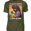 The reason for Sacrifice is given by Love - Men Basic Shirt-1109
