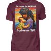 The reason for Sacrifice is given by Love - Men Basic Shirt-839