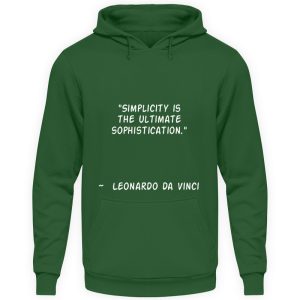 Simplicity is the Ultimate Sophistication - Unisex Hoodie-833