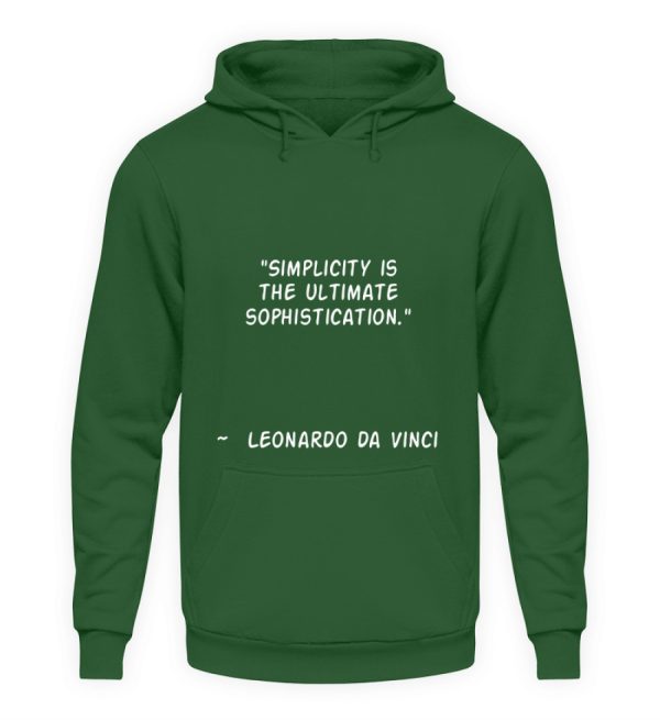 Simplicity is the Ultimate Sophistication - Unisex Hoodie-833