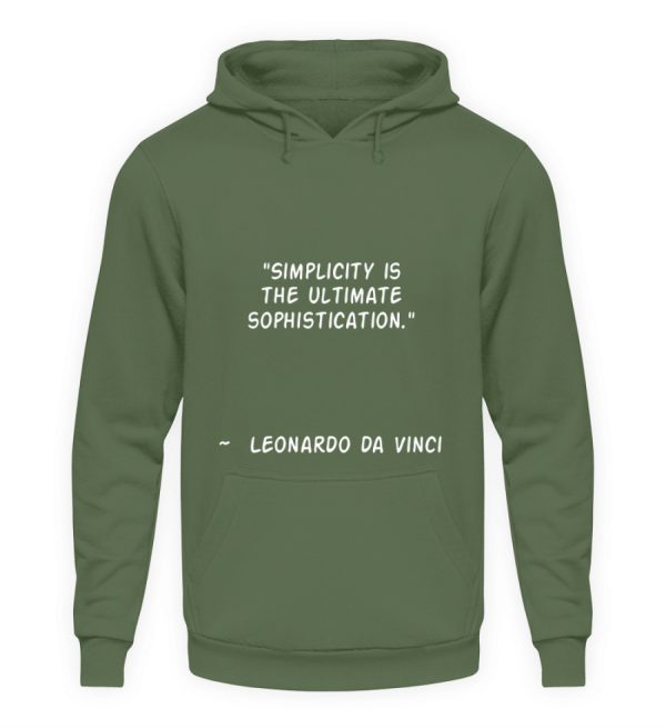 Simplicity is the Ultimate Sophistication - Unisex Hoodie-7267