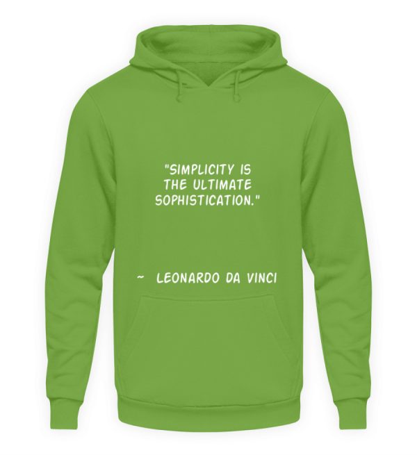 Simplicity is the Ultimate Sophistication - Unisex Hoodie-1646