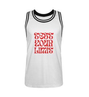 Test your limit - Unisex Basketball Jersey-3