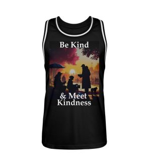 Be Kind And Meet Kindness - Unisex Basketball Jersey-16
