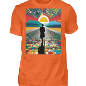 Walk with God Unlock Your Path - Men Basic Shirt-1692