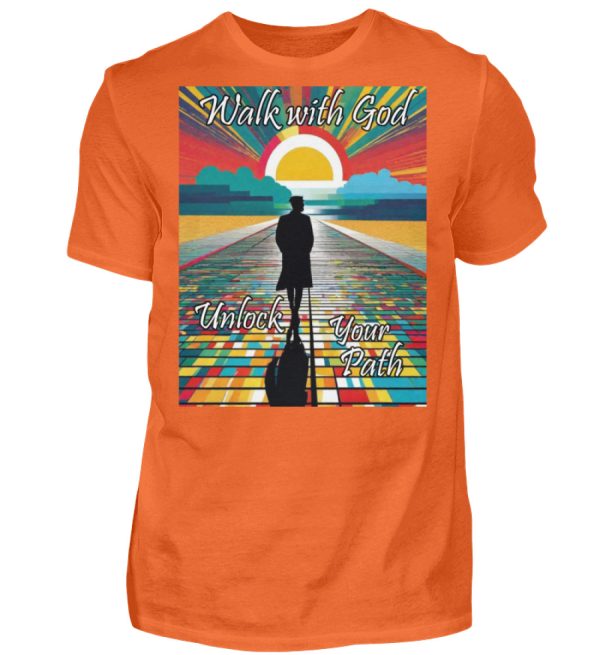 Walk with God Unlock Your Path - Men Basic Shirt-1692