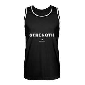 Strength in Self-control - Unisex Basketball Jersey-16