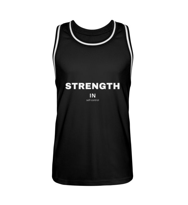 Strength in Self-control - Unisex Basketball Jersey-16