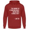 The journey of a thousand miles begins with a single step. - Unisex Hoodie-1503