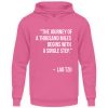 The journey of a thousand miles begins with a single step. - Unisex Hoodie-1521