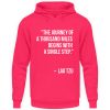 The journey of a thousand miles begins with a single step. - Unisex Hoodie-1610
