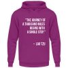 The journey of a thousand miles begins with a single step. - Unisex Hoodie-1658