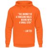 The journey of a thousand miles begins with a single step. - Unisex Hoodie-1692