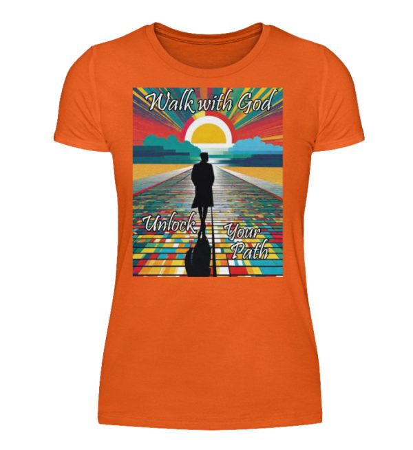 Walk with God Unlock Your Path - Women Basic Shirt-1692