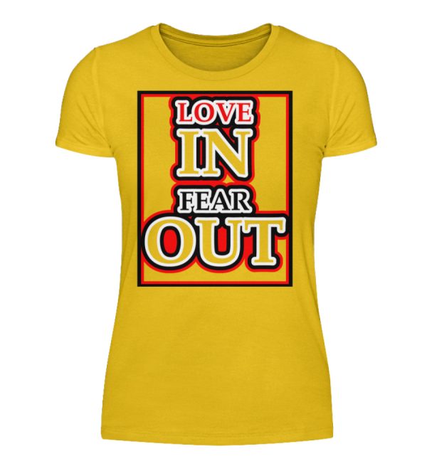 LOVE IN FEAR OUT POWERED BY GOD - Women Basic Shirt-3201