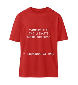 Simplicity is the Ultimate Sophistication - Organic Relaxed Shirt ST/ST-4