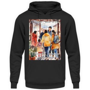 A Warm Smile is the Universal Language of Kindness - Unisex Hoodie-639