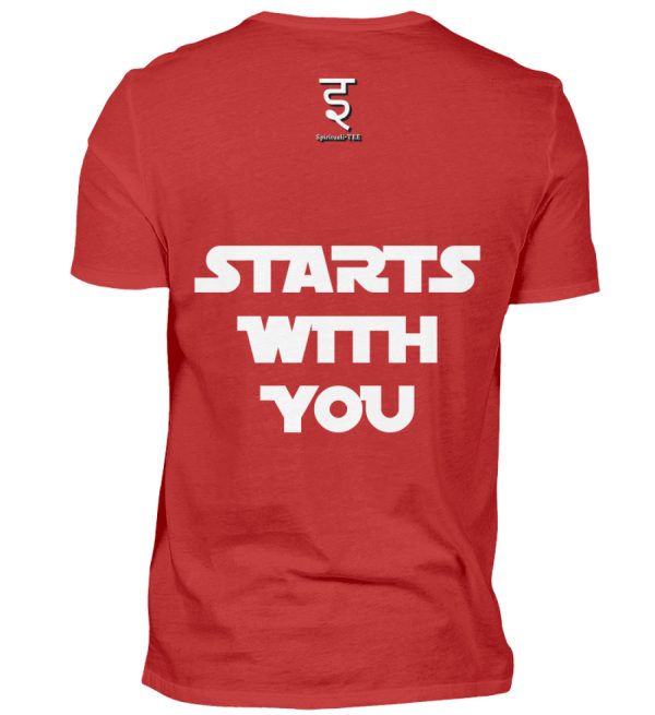 World Peace Starts With You - Men Basic Shirt-4