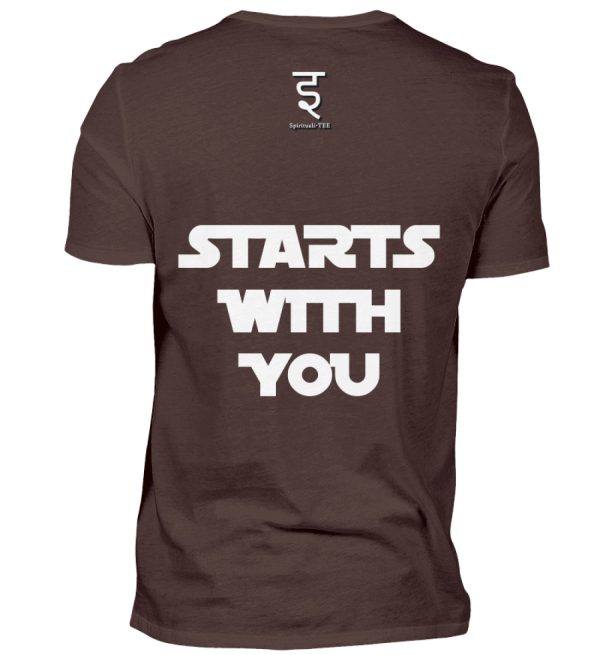 World Peace Starts With You - Men Basic Shirt-1074