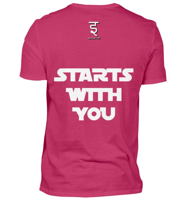 World Peace Starts With You - Men Basic Shirt-1216