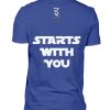 5KDWYAG7_BCTU004-668 World Peace Starts With You - Men Basic Shirt-668