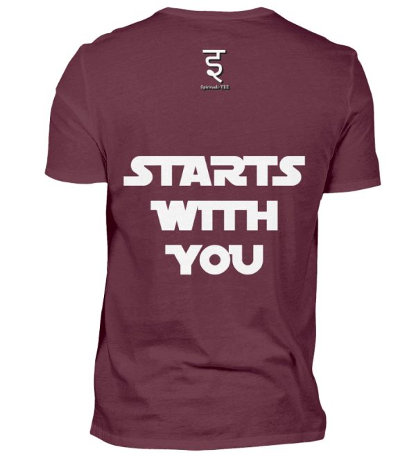 World Peace Starts With You - Men Basic Shirt-839