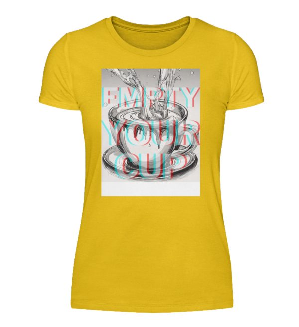 Empty Your Cup - Women Basic Shirt-3201