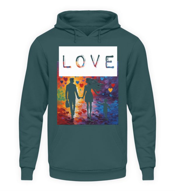 Love Heals Empowers Unites - Unisex Hoodie-1461