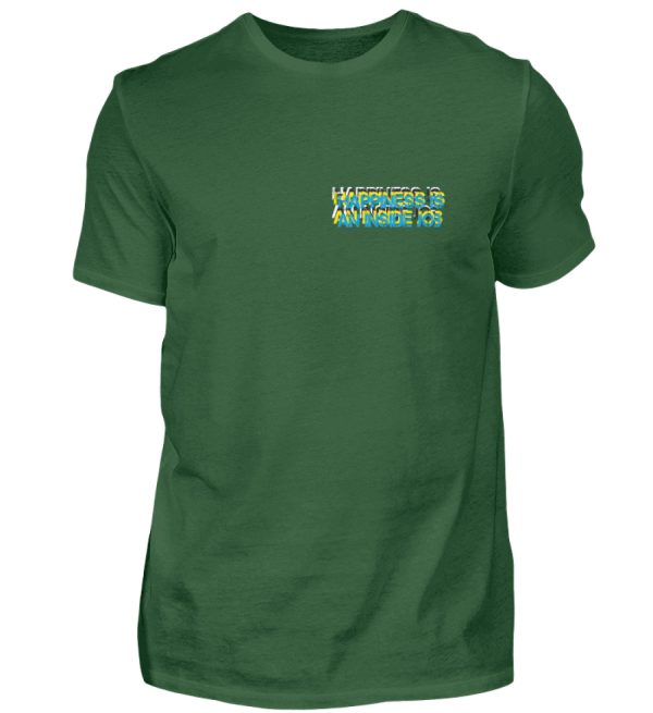 HAPPINESS IS AN INSIDE JOB - Men Basic Shirt-833