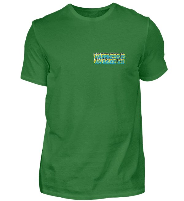 HAPPINESS IS AN INSIDE JOB - Men Basic Shirt-718