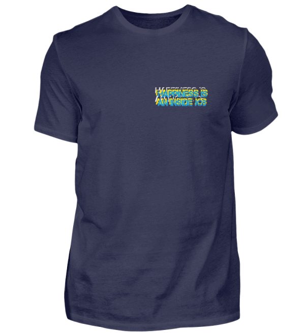 HAPPINESS IS AN INSIDE JOB - Men Basic Shirt-198