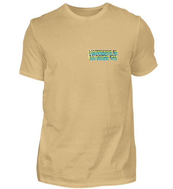 HAPPINESS IS AN INSIDE JOB - Men Basic Shirt-224