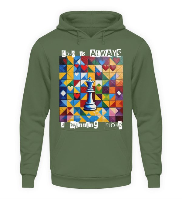 Love is always a winning move - Unisex Hoodie-7267