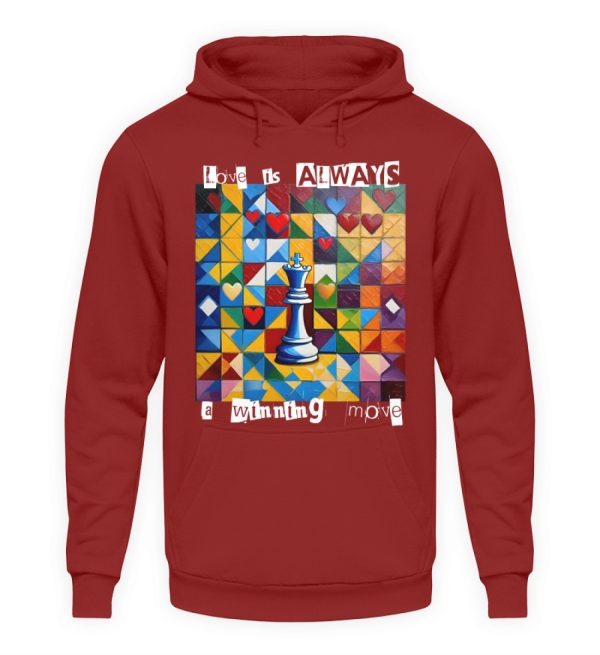 Love is always a winning move - Unisex Hoodie-1503