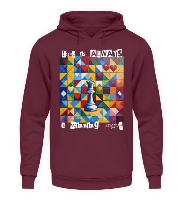 Love is always a winning move - Unisex Hoodie-839