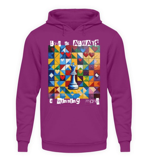 Love is always a winning move - Unisex Hoodie-1658