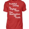 Spirituali-TEE - Truthful Living is Higher than the Realization of Truth - Men Basic Shirt-4