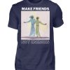 Make Friends Not Enemies - Men Basic Shirt-198