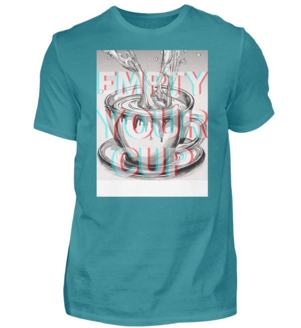 Empty Your Cup - Men Basic Shirt-1096