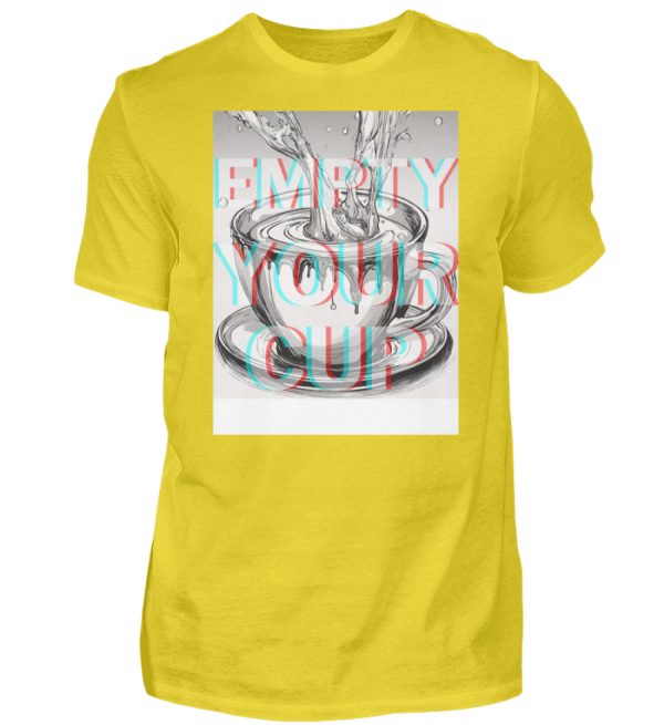 Empty Your Cup - Men Basic Shirt-1102