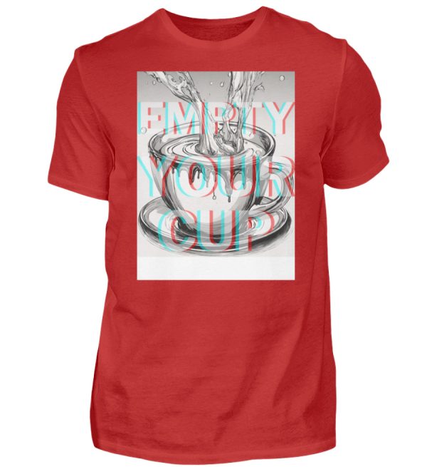 Empty Your Cup - Men Basic Shirt-4