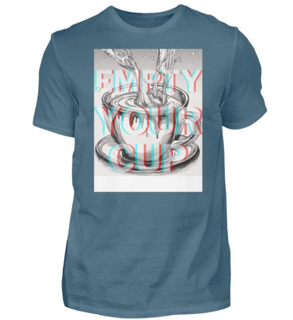 Empty Your Cup - Men Basic Shirt-1230