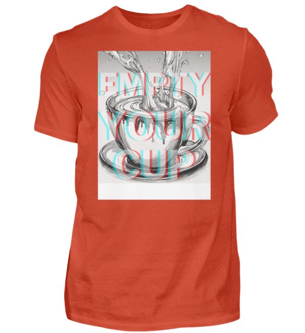 Empty Your Cup - Men Basic Shirt-1236