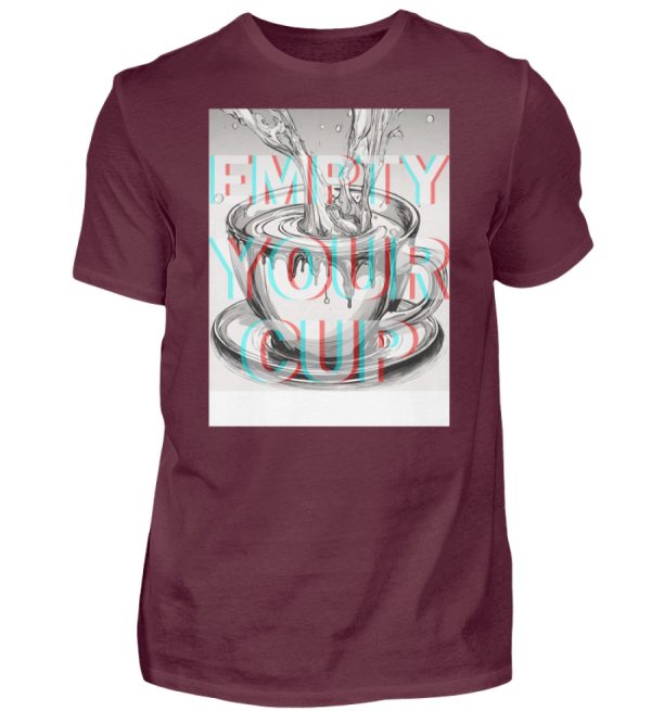 Empty Your Cup - Men Basic Shirt-839