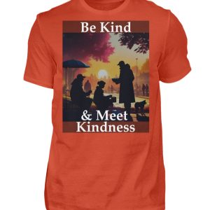 Be Kind And Meet Kindness - Men Basic Shirt-1236