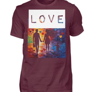 Love Heals Empowers Unites - Men Basic Shirt-839