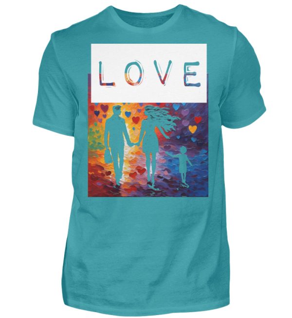 Love Heals Empowers Unites - Men Basic Shirt-1242