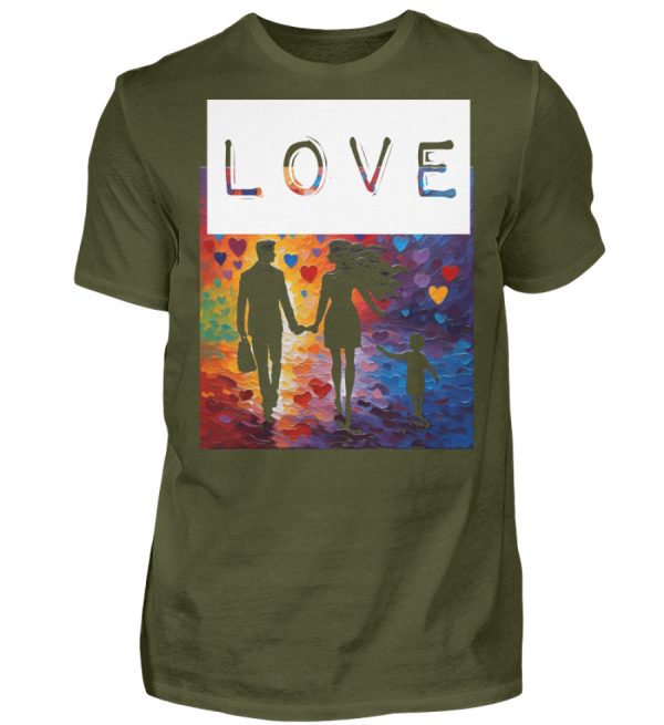 Love Heals Empowers Unites - Men Basic Shirt-1109